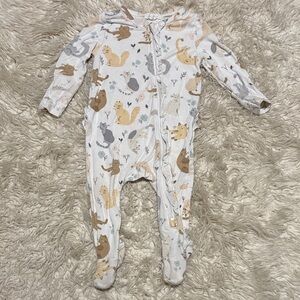 Ruffle butt kitty kat pajamas